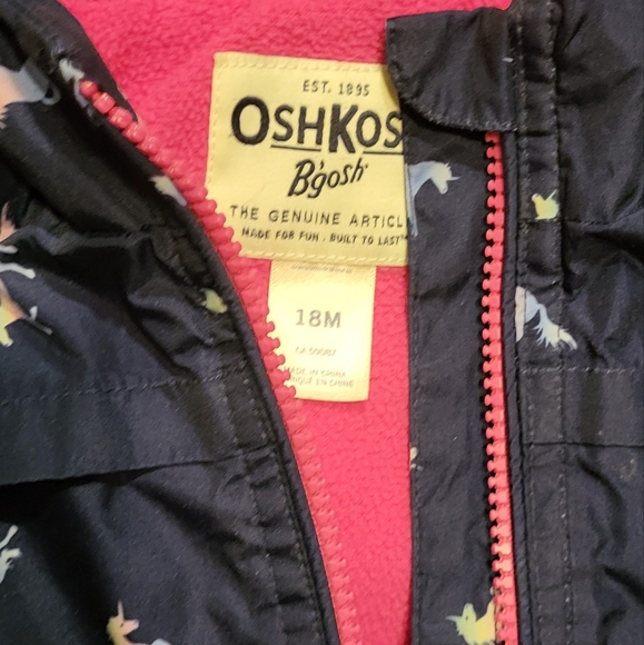 Oshkosh 18mths navy blue spring / fall jacket - Picture 2 of 2